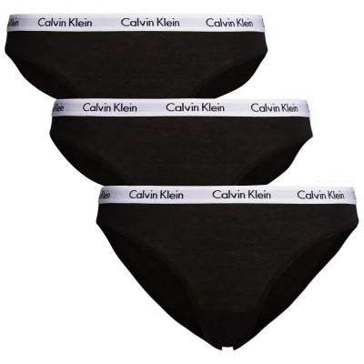 дамско,бельо,дамски,бикини,и,танкини,calvin,klein,carousel,panties,3,units,black,black,black,(black)