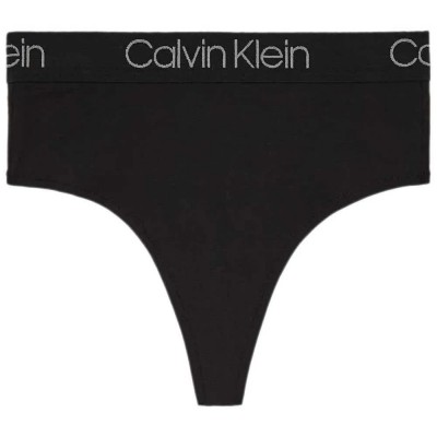 дамско,бельо,дамски,бикини,и,танкини,calvin,klein,high,waist,thong,black,(black)