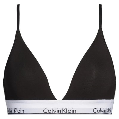 дамско,бельо,дамски,бикини,и,танкини,calvin,klein,triangle,modern,bra,black,(black)