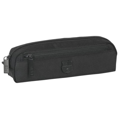 канцеларски,принадлежности,safta,fc,barcelona,premium,oval,pencil,case,black,(black)