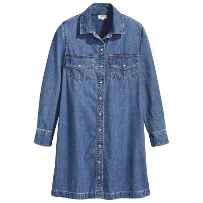 дамска,рокля,дамски,поли,и,рокли,levi´s,selma,short,dress,blue