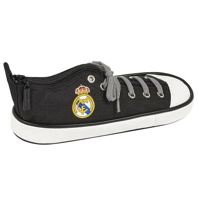 канцеларски,принадлежности,safta,real,madrid,1902,sneaker,shaped,pencil,case,black,(black)