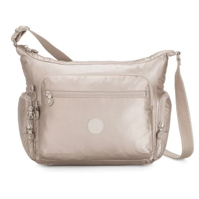 чанта,всички,чанти,kipling,gabbie,bag,metallic,glow,(silver)