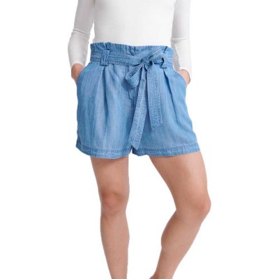 дамски,къси,панталони,дамски,панталони,superdry,desert,paperbag,denim,shorts,blue