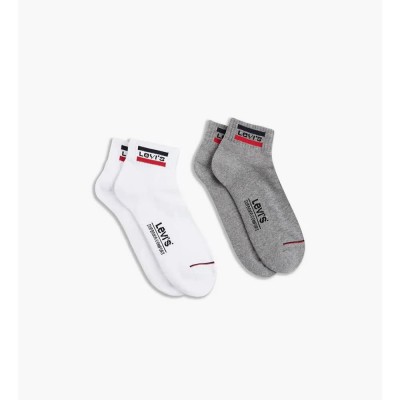 чорапи,мъжки,чорапи,levi´s,®,sportswear,logo,mid,socks,2,pairs,white,grey,(black,grey)