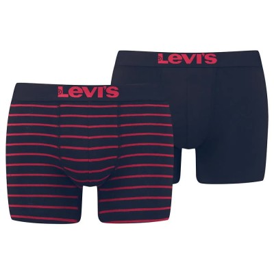 боксерки,мъжко,бельо,levi´s,®,vintage,striped,yd,boxers,2,units,multicolor,(red,black)