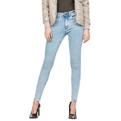 дънки,дамски,панталони,g,star,lhana,high,waist,super,skinny,jeans,blue,(sun,faded,iceberg)