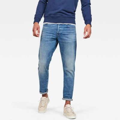 дънки,мъжки,панталони,g,star,3301,regular,tapered,jeans,blue