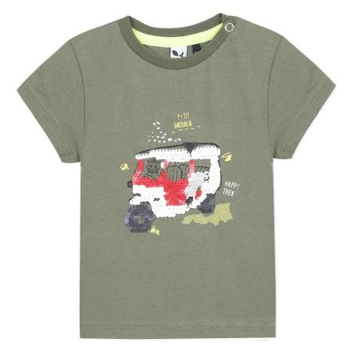 тениска,мъжки,тениски,дамски,тениски,3pommes,indian,trek,short,sleeve,t,shirt,green,(kaki)