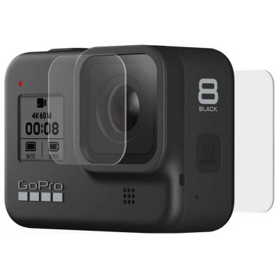 други,аксесоари,gopro,hero,8,max,tempered,glass,protector,clear,(transparent)