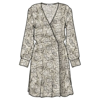 дамска,рокля,дамски,поли,и,рокли,replay,w9563,short,dress,brown