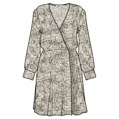 рокля,дамски,поли,и,рокли,replay,w9563,short,dress,brown,(natural,brown)