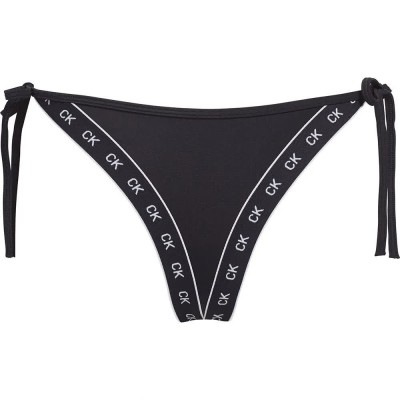 дамски,бански,костюми,calvin,klein,kw0kw00946,tie,side,cheeky,bikini,bottom,black