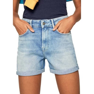 къси,панталони,дамски,панталони,pepe,jeans,mary,denim,shorts,blue