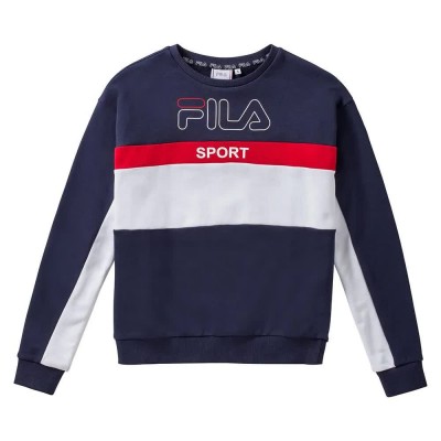 блуза,дамски,блузи,fila,crew,sweatshirt,blue