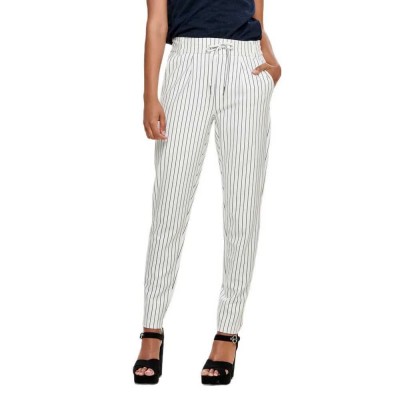 панталони,дамски,панталони,only,poptrash,easy,rush,stripe,pants,white,(cloud,dancer)