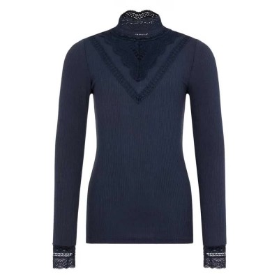 тениска,детски,тениски,name,it,runi,high,neck,lace,long,sleeve,t,shirt,blue,(dark,sapphire)