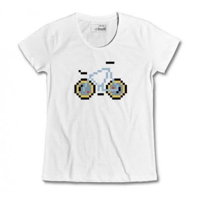 тениска,дамски,тениски,cinelli,pixel,bike,lase,short,sleeve,t,shirt,white,(white)