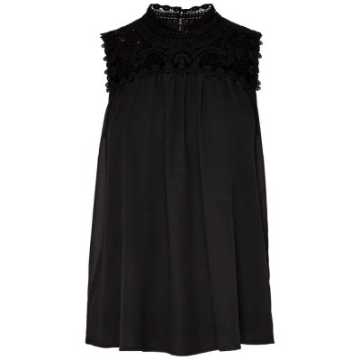 дамски,блузи,дамски,ризи,only,new,cat,woven,sleeveless,blouse,black,(black)