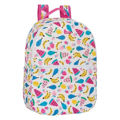 раница,раници,safta,foldable,14.25l,wheeled,backpack,fruits,(multicolor)