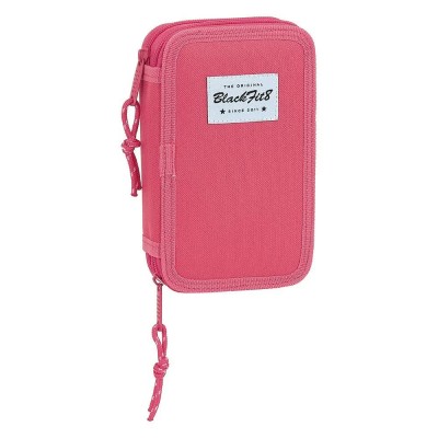 канцеларски,принадлежности,safta,small,double,filled,28,pieces,pencil,case,strawberry,(pink)