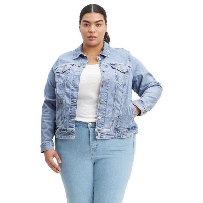 дамско,яке,дамски,якета,и,палта,levi´s,plus,plus,original,trucker,jacket,blue