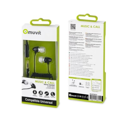 слушалки,muvit,stereo,with,microphone,and,adapter,3.5,mm,black,(black)