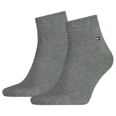 чорапи,мъжки,чорапи,tommy,hilfiger,quarter,short,socks,2,pairs,middle,grey,melange,(grey)