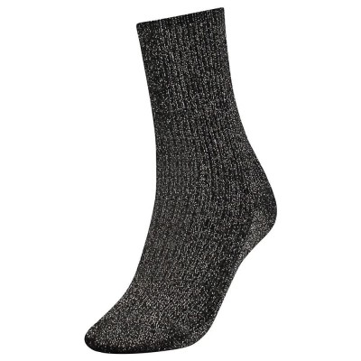 чорапи,дамски,чорапи,tommy,hilfiger,glitter,socks,black,(black)