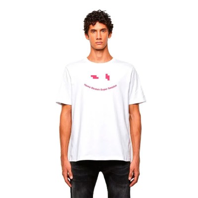 тениска,мъжки,тениски,diesel,just,n43,short,sleeve,t,shirt,white,(white)