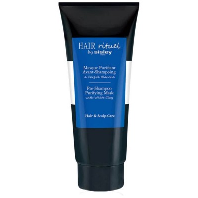 хигиена,коса,sisley,hair,rituel,pre,shampoo,purifying,mask,200ml,blue,black,(black)