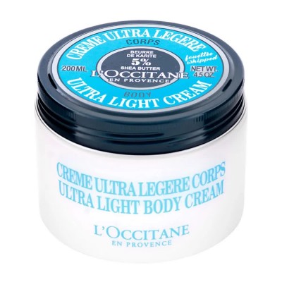 хигиена,тяло,l,occitaine,ultra,light,cream,body,karite,200ml,white