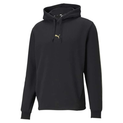 суичър,мъжки,пуловери,puma,metallic,nights,hoodie,black