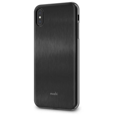 други,аксесоари,moshi,iglaze,iphone,xs,max,silicone,phone,case,black,(black)