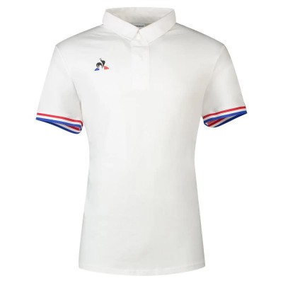 мъжки,блузи,с,яка,le,coq,sportif,presentation,tri,nº1,short,sleeve,polo,new,optical,white,(white)