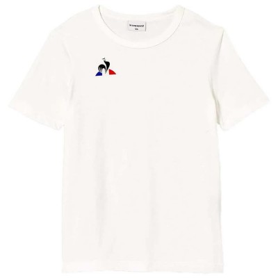 тениска,детски,тениски,le,coq,sportif,presentation,short,sleeve,t,shirt,new,optical,white,(white)