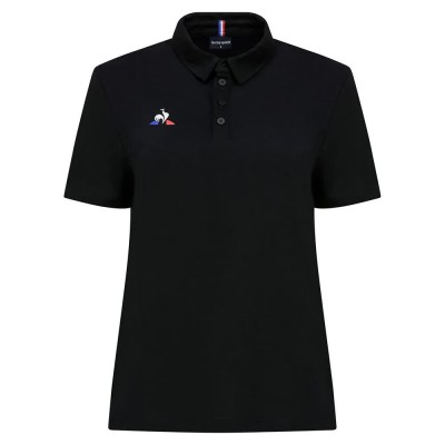 дамски,блузи,с,яка,le,coq,sportif,presentation,nº1,short,sleeve,polo,black