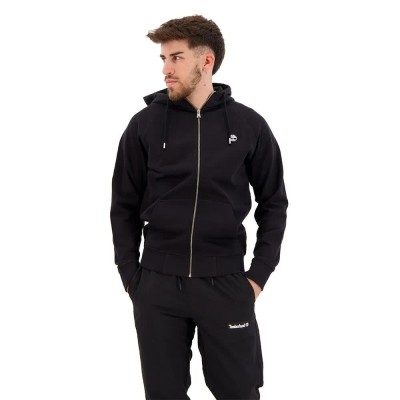блуза,мъжки,пуловери,timberland,exeter,river,basic,brushed,back,regular,full,zip,sweatshirt,black,(black)