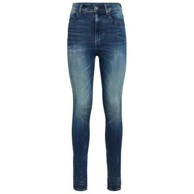 дънки,дамски,панталони,g,star,kafey,ultra,high,waist,skinny,jeans,antic,faded,baum,blue,(blue)