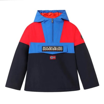 яке,детски,якета,и,палта,napapijri,k,rainforest,cb,w,jacket,red,blue,(blue,marine)