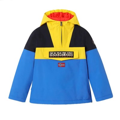 яке,детски,якета,и,палта,napapijri,k,rainforest,cb,w,jacket,blue,dazzling,(yellow,blue)