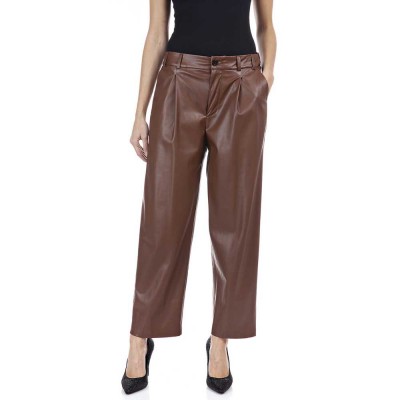 дамски,панталони,дамски,панталони,replay,leather,pants,brown