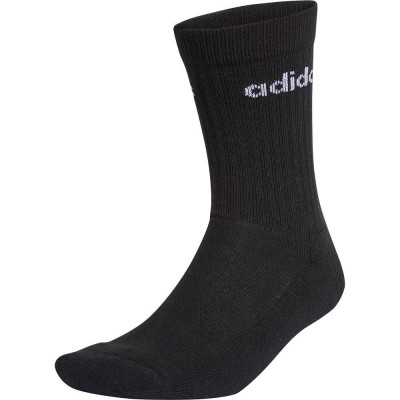 чорапи,мъжки,чорапи,adidas,hc,crew,socks,3,pairs,black,white,(black)
