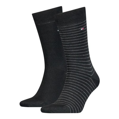 чорапи,мъжки,чорапи,tommy,hilfiger,small,stripe,classic,socks,2,pairs,black