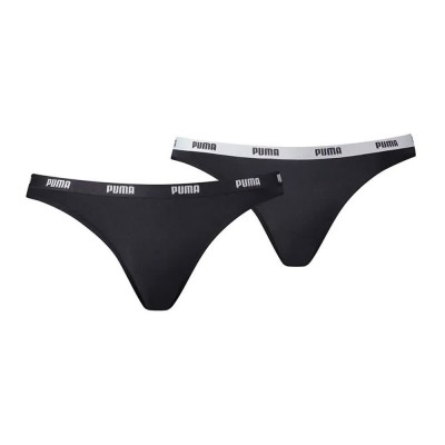 дамско,бельо,дамски,бикини,и,танкини,puma,panties,2,units,black,(black)