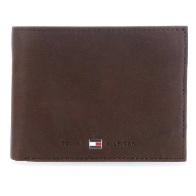 портфейли,и,портмонета,tommy,hilfiger,johnson,flap,and,coin,pocket,wallet,brown