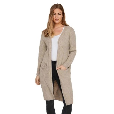 жилетка,дамски,пуловери,дамски,плетени,дрехи,vero,moda,doffy,long,open,cardigan,brown,(sepia,tint)