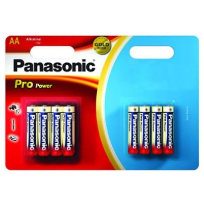 батерии,panasonic,lr06,propower,aa,6+,2,units,golden,(black)
