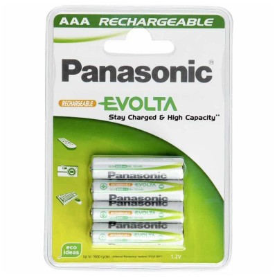 батерии,panasonic,aaa,rechargeable,evolta,4,units,white,(white)