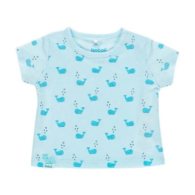 тениска,детски,тениски,boboli,knit,short,sleeve,t,shirt,print,(blue)